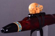 Brazilian Rosewood Native American Flute, Minor, Mid F#-4, #J25A